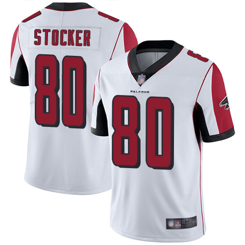 Atlanta Falcons Limited White Men Luke Stocker Road Jersey NFL Football 80 Vapor Untouchable